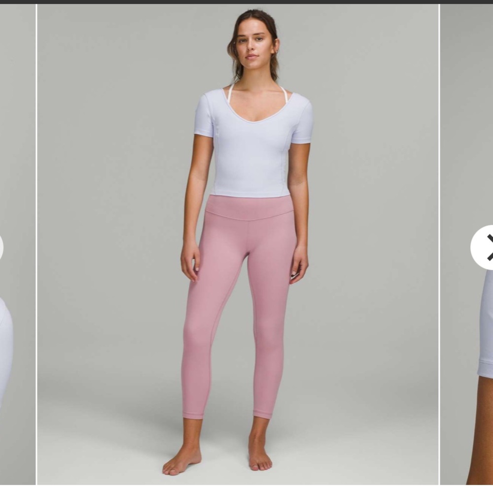 NWT- Lululemon- Sz 12- Align Tee- Pastel Blue